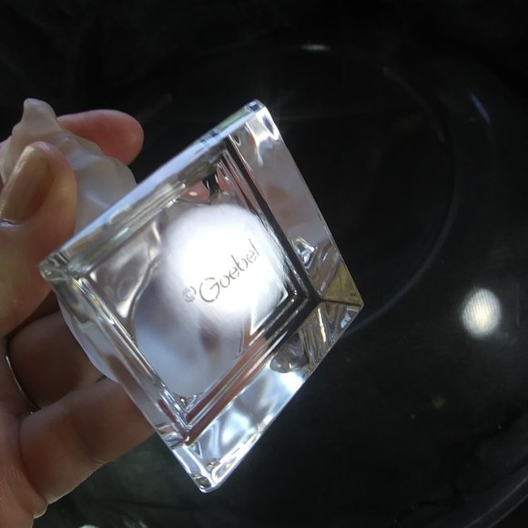 Goebel Lion Frosted Lead Crystal Figurine Paperweight very polished bottom - Picture 11 of 16